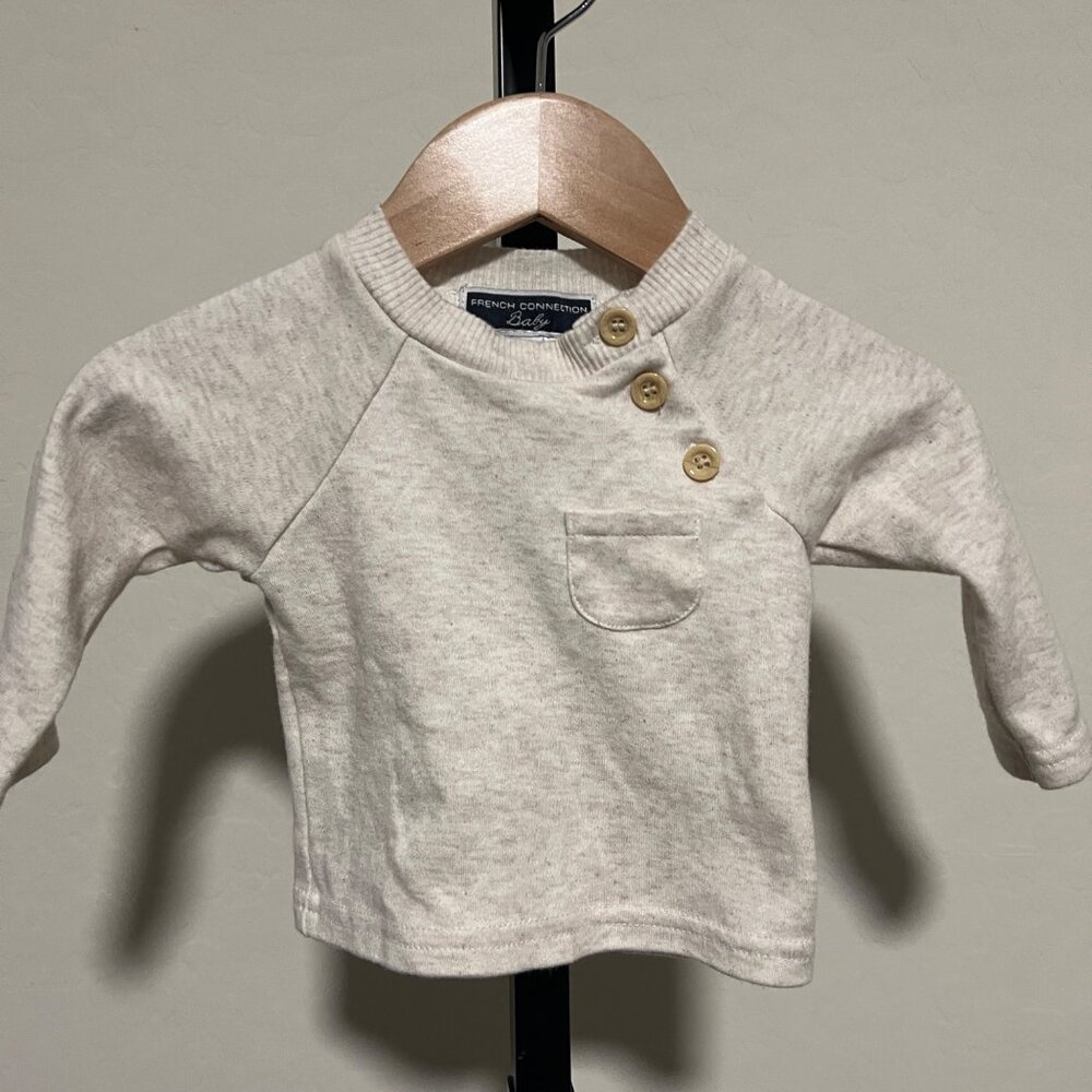 French connection Baby henley shirt sz 0-3m